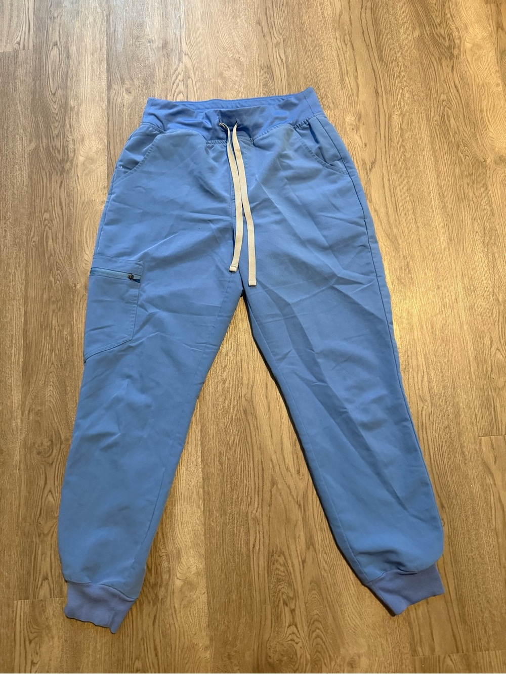 Figs Women's Light Blue Drawstring Jogger Pants